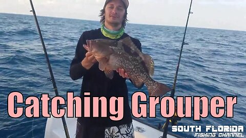 Grouper Fishing in Key Largo - Smoking small reels on light tackle