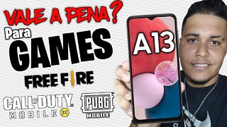 GALAXY A13 É BOM PARA JOGOS? TESTE DE FREE FIRE - PUBG - CALL OF DUTY