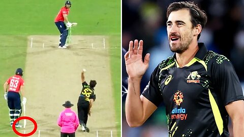 Mitchell Starc under fire over controversial act in T20 against England
