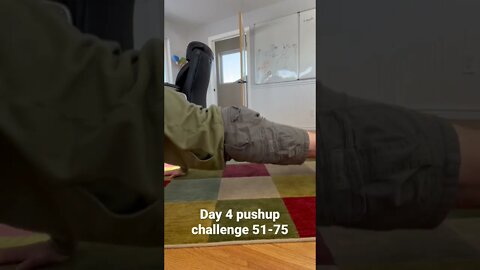 Pushup challenge day 4 reps 51-75