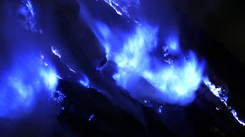 Burning Blue: Indonesia’s Psychedelic Sulphur Volcano