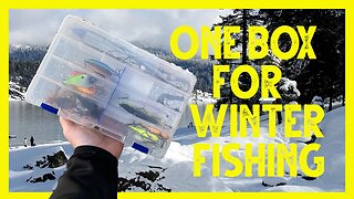 ONE TACKLE BOX FOR WINTER BASS FISHING???