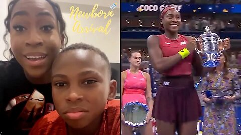 U.S. Open Tennis Champion Coco Gauff Shows Off Her Dance Moves During Family Night! 💃🏾