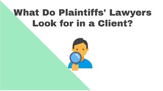 What Lawyers Look for In Injury Clients