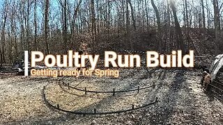 Poultry Run Build (Time Lapse)