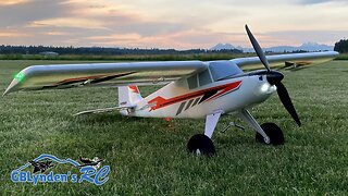 E-flite Night Timber X 1.2m BNF Basic RC Plane Sunset Flight