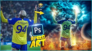 "Unbelievable Photoshop Poster Design! | Ep 2 | #Photoshop #CR7Fans #AlNassr #MRHIRES"