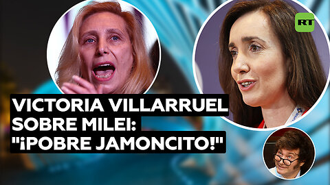 Vicepresidenta argentina tilda a Milei de 'pobre jamoncito'