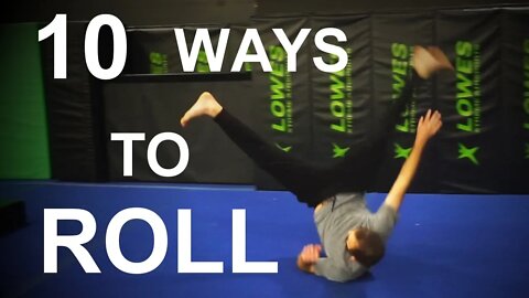 10 Ways To Roll - Parkour Rolls and Trick Rolls