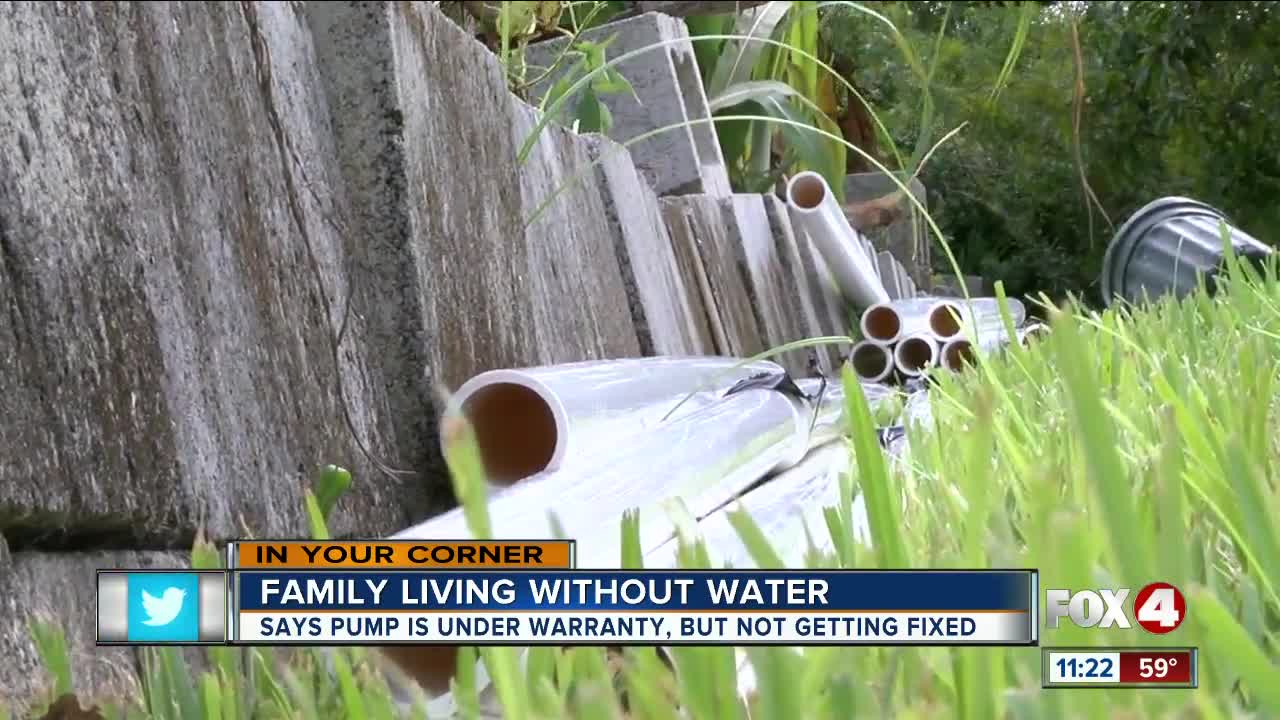 Cape Coral family has been out of water for nearly a week