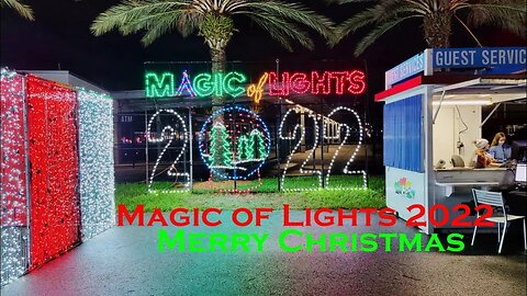Magic of Lights (2022) at Daytona Speedway in Florida! Merry Christmas! December 20 2022 #railfanrob