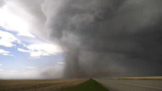 Tornado footage form Alberta shows intensity of Saturday's storms