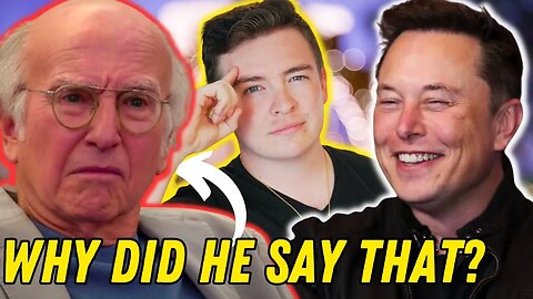 It's Easier To Be a Liberal: Larry David Confronts Elon Musk and Shows WHY!