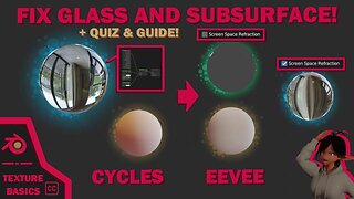 YOU WON'T WANT TO MISS THIS!! Shadow Control and Eevee Glass Fix - Blender Texture Basics