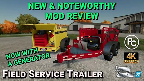 Field Service Trailer | Mod Review | Farming Simulator 22