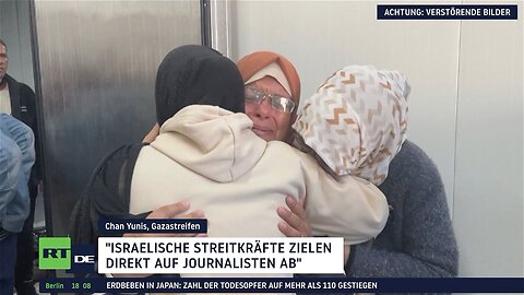 Krieg in Nahost: "Israelische Streitkräfte zielen direkt auf Journalisten ab"