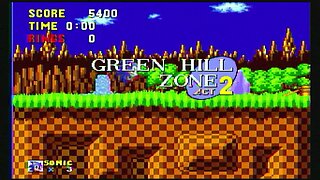 Sonic The Hedgehog Original Sega Genesis Classic