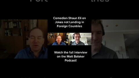 Comedian Shaun Eli Breidbart on Jokes not Landing in Foreign Countries #shorts