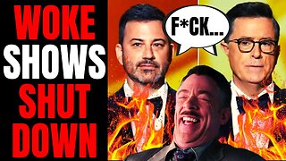 Woke Hollywood Late Night Shows Get SHUT DOWN! | Jimmy Kimmel And Others DESTROYED By Writers Strike