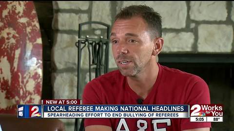 Referee combating bullying making national news