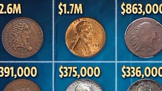 Top 50 most valuable Coins pennies, Dollars and Dime English coins // Look for this !!