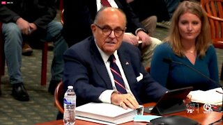Trump says Rudy Giuliani has COVID-19, reports indicate he's been hospitalized
