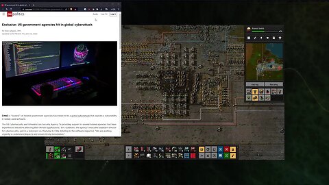 YAS Watching Factorio