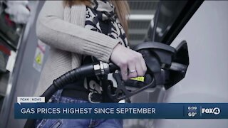 Gas prices climbing