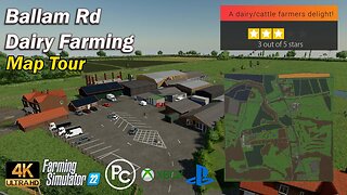 Ballam Rd Dairy Farming | Map Review | Farming Simulator 22