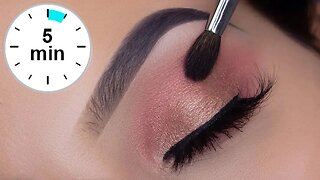 5 MINUTE Eyelook Using ONLY 3 STEPS! | Super Easy Eye Makeup Tutorial