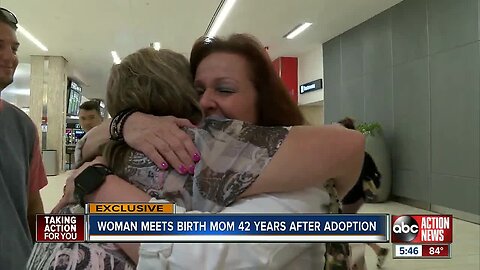 Mother's Day weekend to remember: Tampa Bay area woman meets birth mom for the first time at TIA