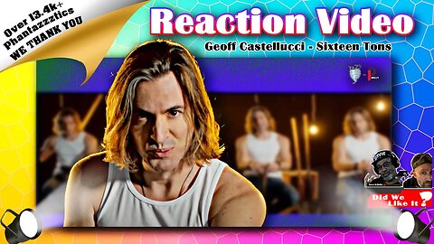 🎶Unforgettable Voice of Geoff Castellucci | 'Sixteen Tons'🎶#reaction #voiceplayers #geoffcastellucci