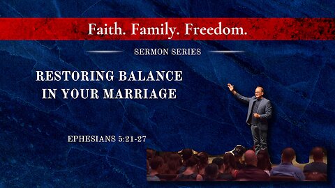 Restoring Balance in Your Marriage