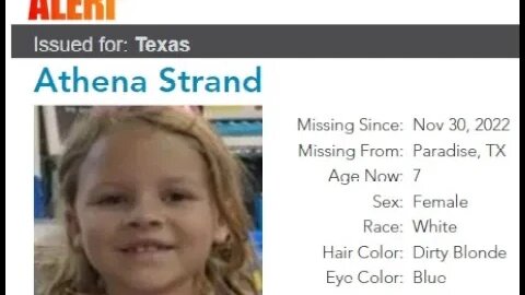 🚨⚠️ AMBER ALERT ⚠️ Paradise, Texas 7yo girl possibly in danger #amberalert #missingchild