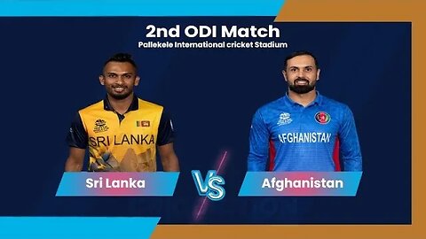 🔴LIVE CRICKET MATCH TODAY | CRICKET LIVE | 2nd ODI | SL vs AFG LIVE MATCH TODAY | Cricket 22