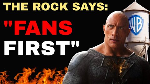THE ROCK SAYS, "We Always Put The Fans First. Audience comes first" Also Henry Cavill Picture Leaks!