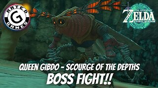 Queen Gibdo - Scourge of the Depths Boss Fight - Tears of the Kingdom Boss Fights