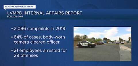 Las Vegas police release first Internal Affairs Accountability report