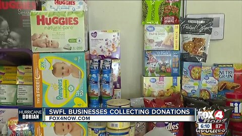 Local businesses collect items for the Bahamas