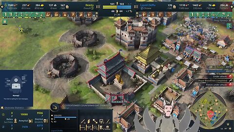Beasty (French) vs Liquid DeMu (Chinese) || Age of Empires 4 Replay