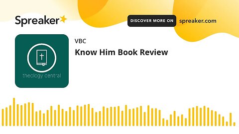 Know Him Book Review