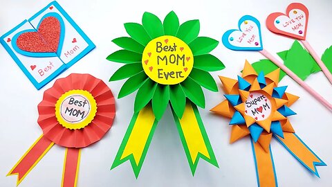 5 Easy Mother's Day Gift Idea/How to Make Mother's Day Card/Handmade Mother's Day Greetings Card