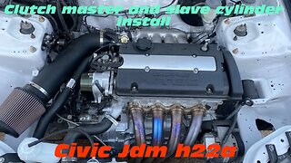 Honda civic Jdm h22a (h to k ) swap 17