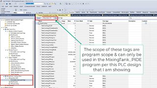 Controller Scope Tags vs Program Scope Tags in Studio 5000