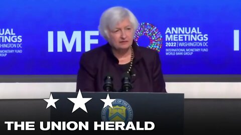 Treasury Secretary Yellen Holds a Press Conference at the 2022 IMF and World Bank Group Meeting