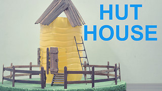 How to make a Giant Hut House with Plastic Bottle