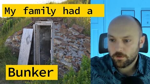 My family had a bunker during WW2 - bombs were falling