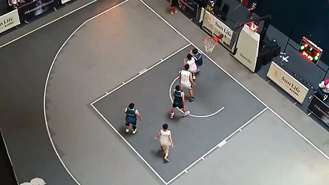 Turnamen 3 on 3 bola basket di Gandaria City 20 agustus 2023