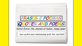 Funny news: Sea urchin end relationship with the starfish! [Quotes and Poems]