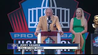 Jerry Kramer inducted into hall of fame